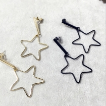 Fashion Five-pointed Star Shaped Hypoallergenic Earring