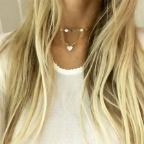 Fashion Gold/Silver-tone Alloy Choker Necklace