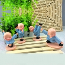 Cute Style Monk Shaped Craft Ornaments Home Decoration
