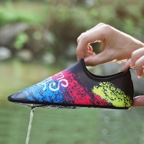 Fashion Colorful Printed Outdoor Diving Wading Shoes