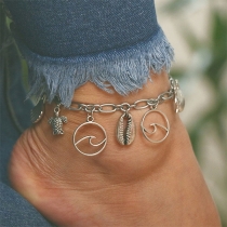 Cute Animal Pendant Alloy Anklet 