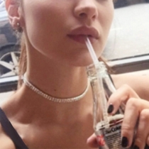 Fashion Rhinestone Choker Necklace