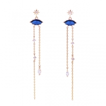 Fashion Long Tassel Pendant Earrings