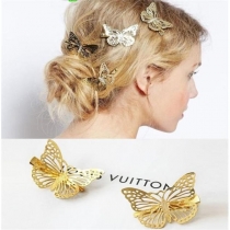 Sweet Style Hollow Out Butterfly Shaped Hairpin 