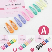 Fashion Candy Color Colourful Hairpin 5 pcs/Set 