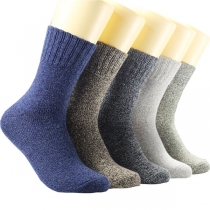 Fashion Solid Color Men's Socks