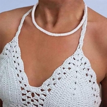 Creative Style Irregular Broken Shell Necklace + Bracelet Set 