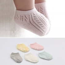 Fashion Hollow Out Breathable Anti-slip Socks for Babies  2 pair/Set