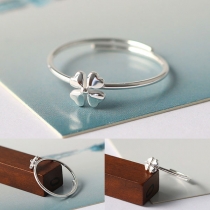 Fresh Style Four-leaved Clover Shaped Ring