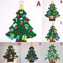 Creative Style DIY Christmas Tree Shaped Christmas Decorations