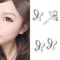 Fresh Style Butterflay Shaped Stud Earrings