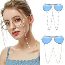 Fashion Imitation Pearl Inlaid Anti-slip Glasses Chain