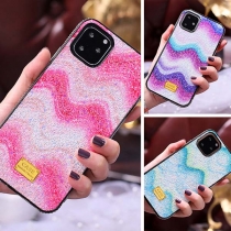 Fashion Color Gradient Rhinestone Inlaid Phone Case for iPhone