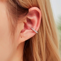 Fashion Rhinestone Inlaid U-shaped Ear Clip