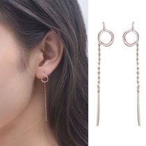Fashion Long Tassel Pendant Earrings