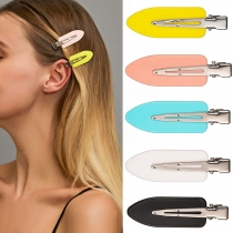 Fashion Candy Color Duckbilled Hair Pin 5 piece/Set