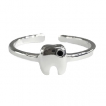 Creative Style Tooth Shaped Open Ring