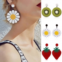 Cute Style Fruit Shaped Stud Earrings