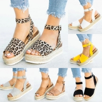 Fashion Thick Heel Peep Toe Sandals