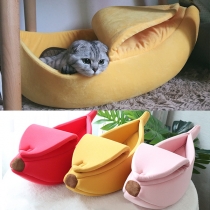 Cute Style Banana Shaped Pet's Bed