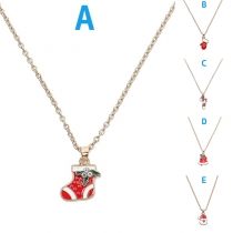 Cute Style Christmas Pendant Necklace