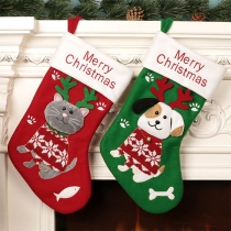 Cute Cartoon Printed Christmas Sock