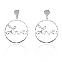 Chic Style Love Round Circle Shaped Earrings