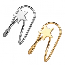 Fashion Star Shaped Ear Clips
