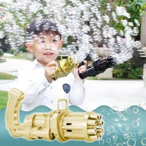 Electric Bubble Machine Gatling Bubble Gun Children Toy