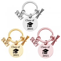 Creative Style Stainless Steel Key Chain Graduation gift