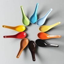 Creative Style Candy Color C Soup Spoon  2 Piece/Set