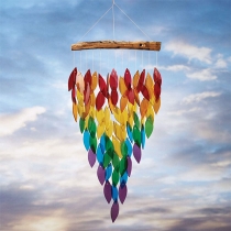 Creative Style Colorful Maple Leaf Wind Chime