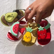 Cute Style Anti-slip Open-toe Fruit-shape Baby Toddler Sandals