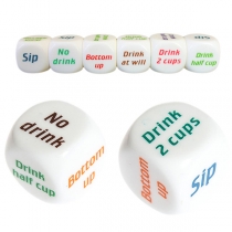 Creative Style Letters Printed Dice Party Drinking Dice  3 Piece/Set