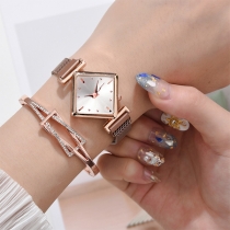 Fashion Rhombus Watch Bracelet with bracelet