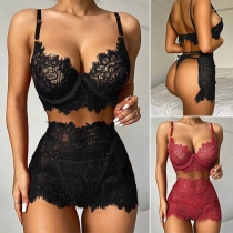 Sexy Three-piece Lace Lingerie