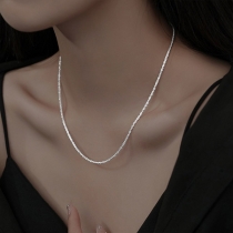 Fashion S925 Silver Sparkling Necklace/Bracelet