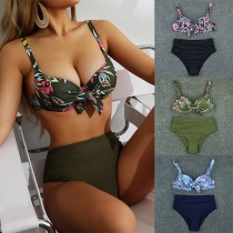 Sexy Floral Printed Bikini Set