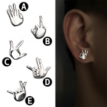 Chic Earring with Cute Gesture