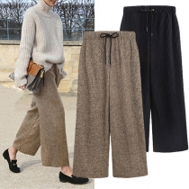 Fashion Vertical Stripe Loose Pants