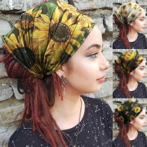 Bohemia Style Floral Printed Headband for Women