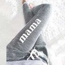 Casual Mama-Printed Sweatpants