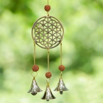 Fashion Flower of Life Shape  Wind Chimes for Decoration