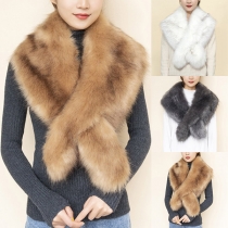Fashion Artificial Fur Warm Scarf