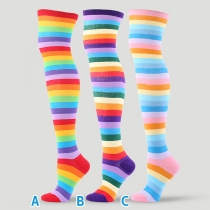 FasHion Colorful Over-the-Knee Socks