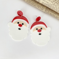 Cute Santa Christmas Drop Earrings