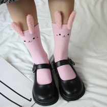 3 pieces /set Cute Rabbit Ear Socks Cotton Creative Cartoon Socks