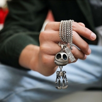 Fashion Alien Skull Pendant Necklace