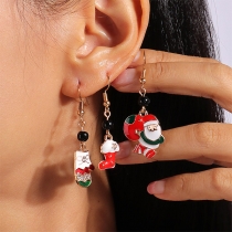 Fashion Christmas Snowman/Boots Pendant Drop Earrings