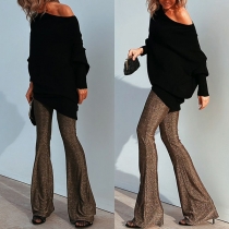Fashion Bling-bling Wide-leg Pants